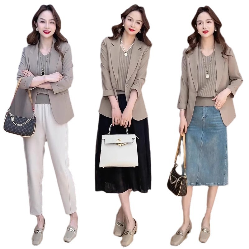 法式針織打底衫