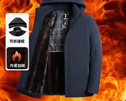 男士貂絨派克服