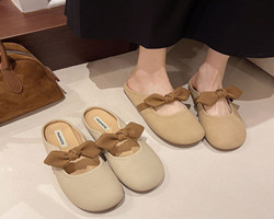 韓版蝴蝶結拖鞋