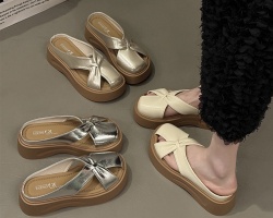 厚底增高涼拖鞋