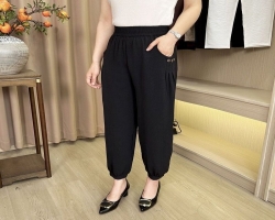 高腰九分哈倫褲