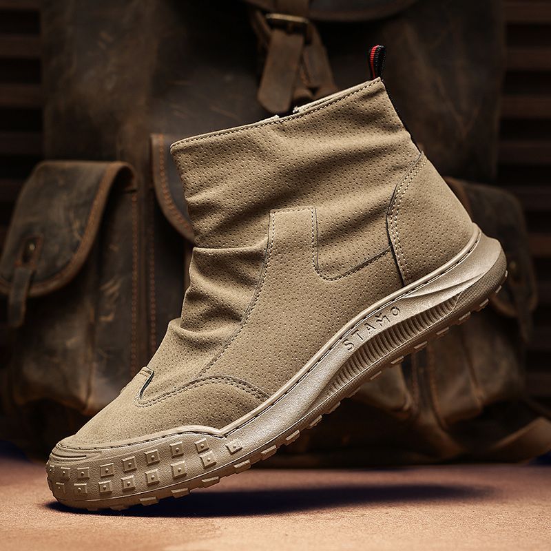 男士高幫工裝鞋