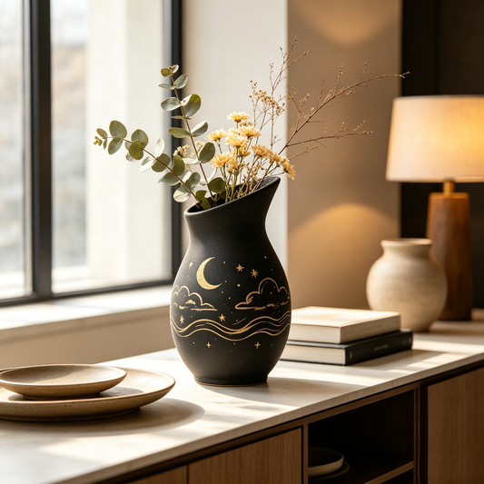 Night Moon Vase