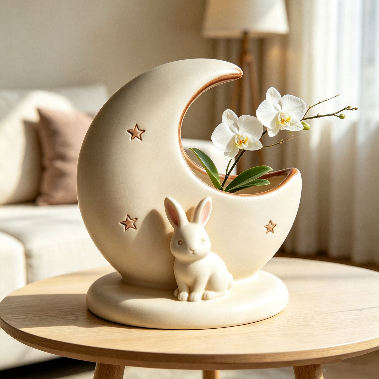 Moon Bunny Planter