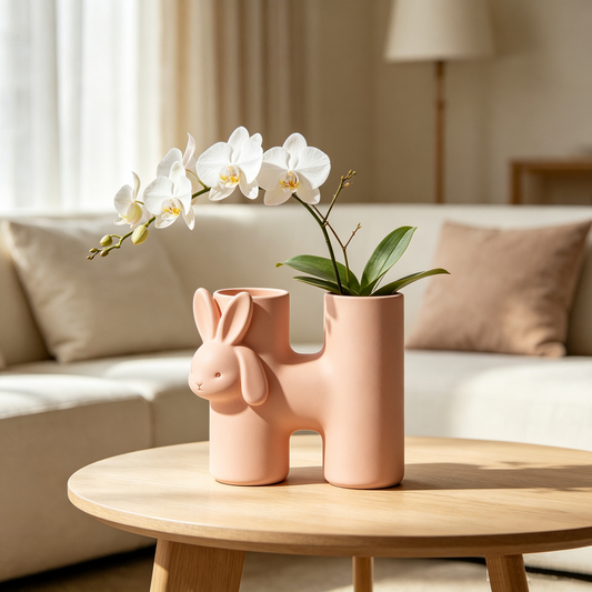 H-Shaped Bunny Vase