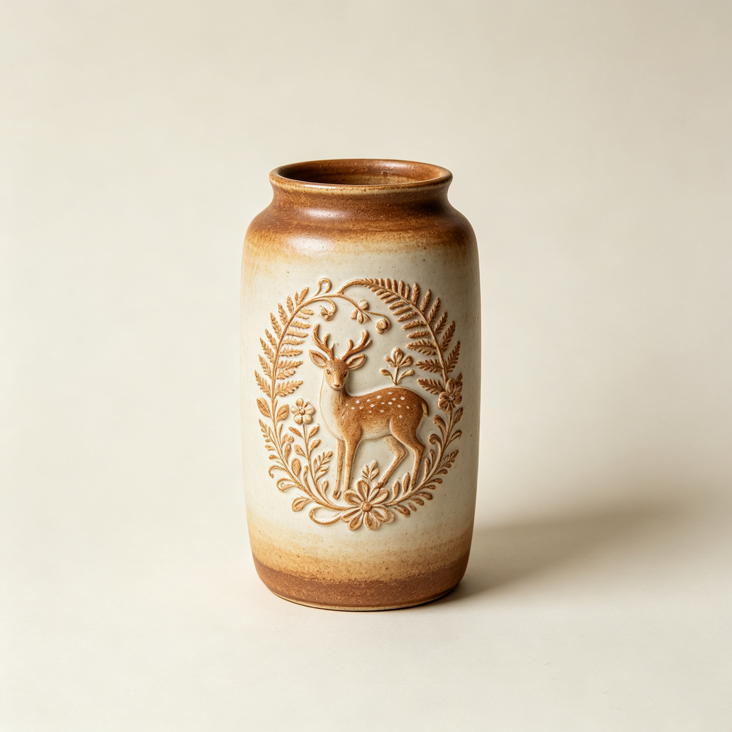 Forest Deer Vase