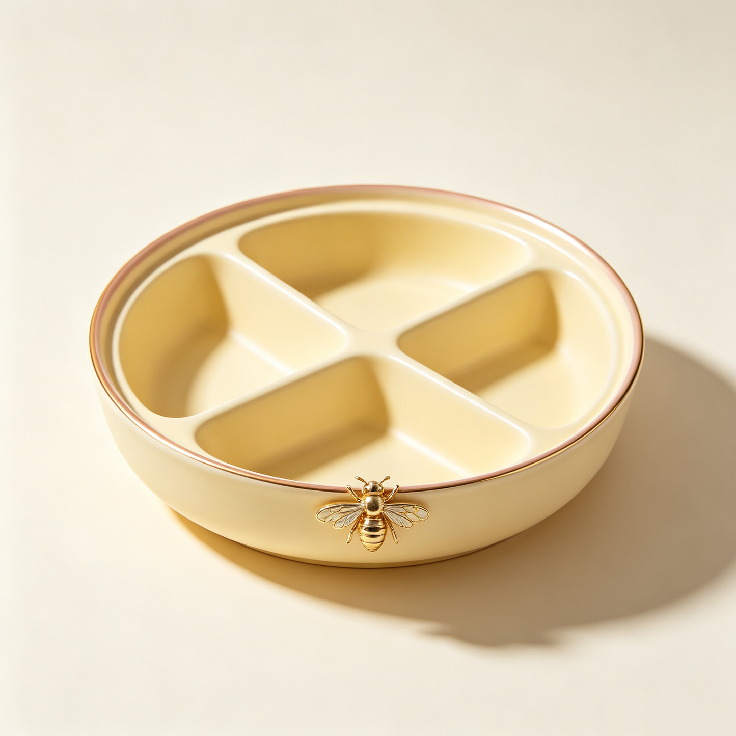 Golden Bee Four Compartment Tray