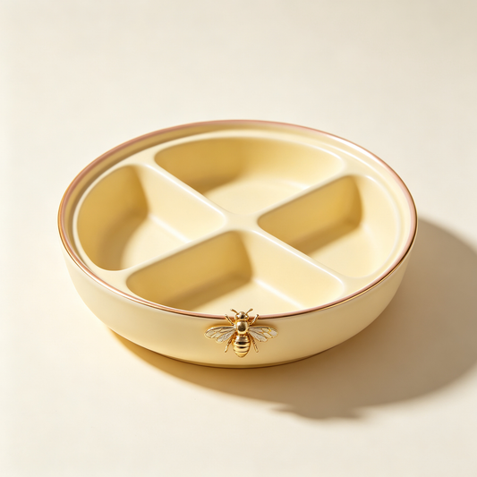 Golden Bee Four Compartment Tray